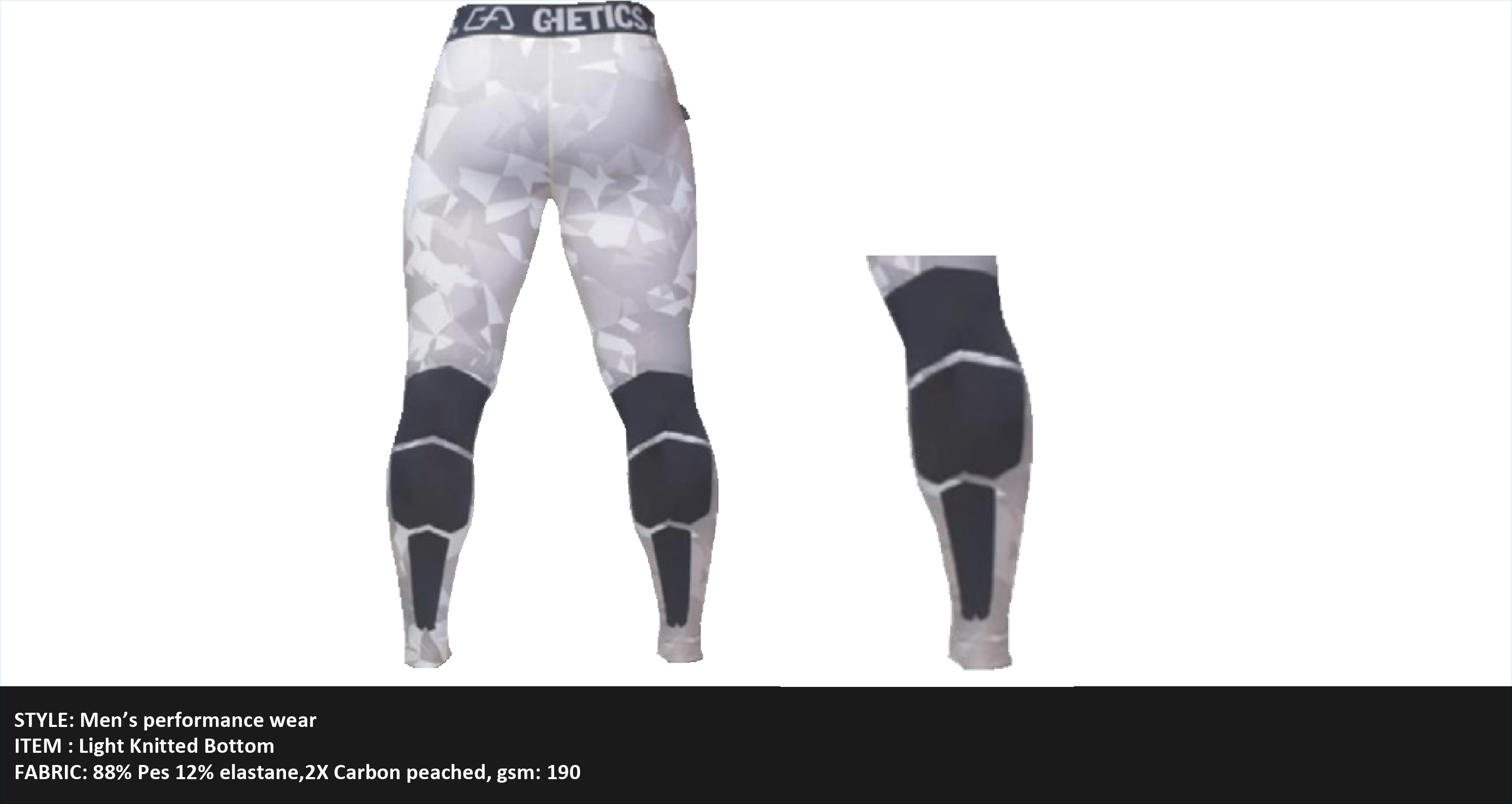 Mens knitted pant